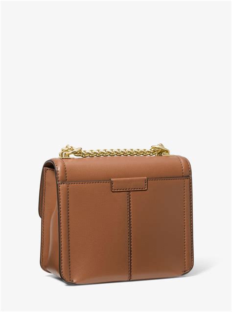 Sonia Small Leather Shoulder Bag .